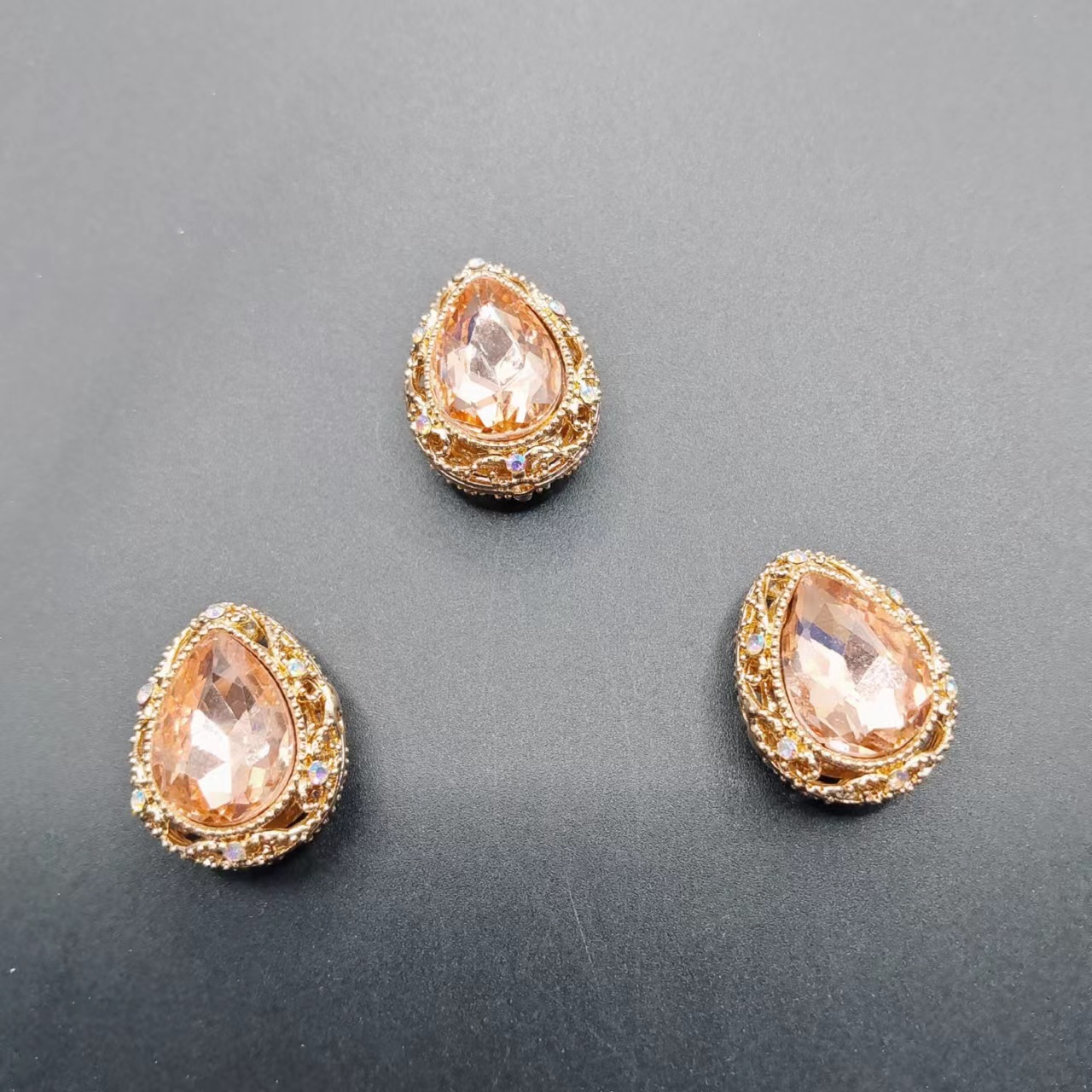Plaqué Or - Diamant Pêche