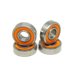 ลูกปืนเซรามิคไฮบริดความเร็วสูงตลับลูกปืน S608 S607ยางซีลสีส้ม8*22*7มม. แบริ่ง2OS สำหรับรอกตกปลา - Product Image 5