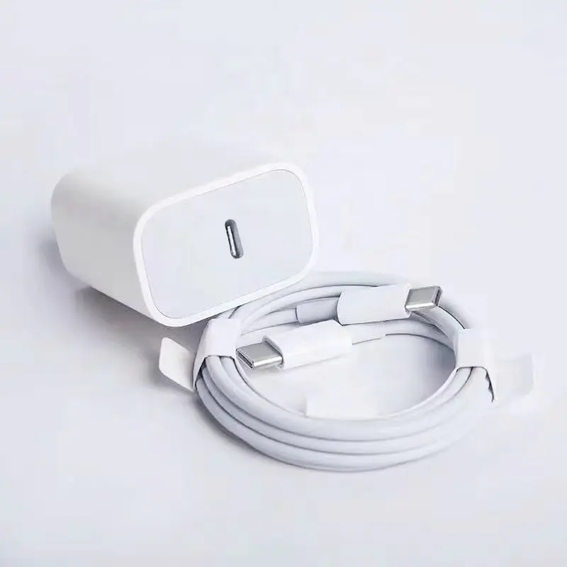 20W PD Fast Charging Original Type C Cable Adapter 14 13 12 Pro Max Wall EU US UK appl Charger For Iphone