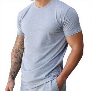 Camisetas de punto grueso 100% algodón de marca de ropa personalizada con impresión de logotipo personalizado, ropa urbana - Product Image 1