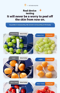 Pelapatate Portatile Wireless per Casa e Cucina, Ricaricabile USB, per Frutta e Aglio, Grado Alimentare, Fornitore OEM - Product Image 6