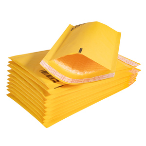 Sobre acolchado de aire impreso, bolsas de <span class=keywords><strong>correo</strong></span> de burbujas de papel Kraft impermeables con autosellado para envío - Product Image 6