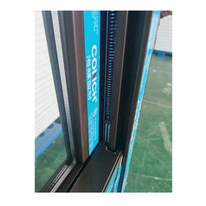 <span class=keywords><strong>Fenêtre</strong></span> suspendue verticale en <span class=keywords><strong>PVC</strong></span> au design moderne, avec moustiquaire en acier inoxydable, <span class=keywords><strong>cadre</strong></span> fin pour une vue optimale, tailles personnalisées disponibles, utilisation dans le salon - Product Image 6