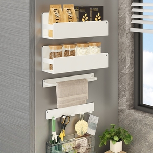 Estante Magnético Metálico para Refrigerador, Soporte de Pared Multiusos No Plegable para Especias, Palillos y Cucharas de Cocina - Product Image 3