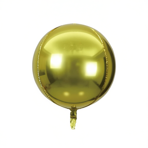 Globo Metalizado Dorado 4D de 45cm para Fiestas, Decoración para Fiestas de Cumpleaños - Product Image 3