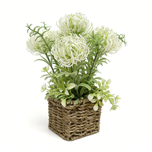 उच्च गुणवत्ता वाले वास्तविक स्पर्श कृत्रिम mums सर्पिल के साथ बुने हुई टोकरी में उच्च गुणवत्ता वाले वास्तविक स्पर्श कृत्रिम मम्स सर्पिल - Product Image 1