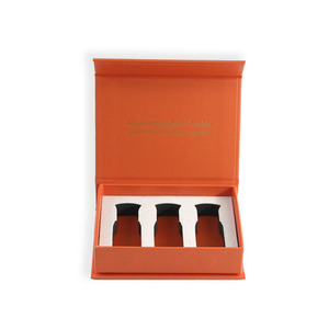Custom Plain Men Perfume Oil Packaging <b>Black</b> Gold Stamping Embossing Matt Lamination Logo Gift Luxury Magnetic Recyclable <b>Box</b> - Product Image 2