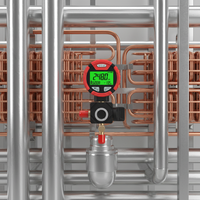 NECOOL PG-20B Professional <strong>Digital</strong> Pressure <strong>Gauge</strong> Full Set Instrument for European & African HVAC Maintenance