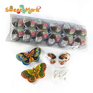 Butterfly shape Chocolate Biscuits Cup mix chocolate flavor kid snack