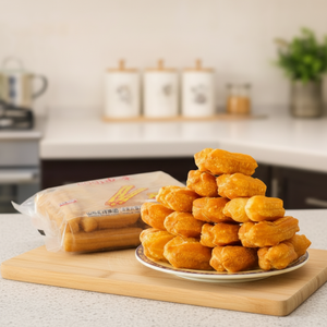 แท่งเสียบขนมปังที่เต็มไปด้วยไข่ทำไว้ล่วงหน้าสำหรับการจัดหาร้านอาหารอาหารเช้าแบบจีนทอดพร้อมถุง800กรัม - Product Image 4