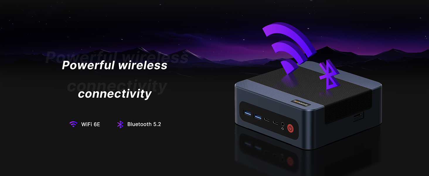BOSGAME M4 Neo Mini PC - AMD Ryzen 7 7840HS & 64GB DDR5