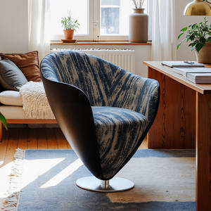 Sillón individual de lujo de estilo italiano, giratorio, de diseño, minimalista, moderno, para el hogar, dormitorio, <span class=keywords><strong>maquillaje</strong></span> - Product Image 5