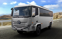 Mini-bus diesel Dongfeng 28 places - Autocar tout-terrain 4x4 pour passagers