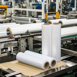 Pellicola <span class=keywords><strong>Estensibile</strong></span> Morbida a Tre Strati in PE per Alimenti OEM, <span class=keywords><strong>Film</strong></span> Trasparente per Imballaggio <span class=keywords><strong>Alimentare</strong></span> e Protezione Insalate - Product Image 3