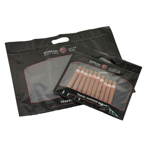 工場生産 保湿 シガー包装袋 プラスチックジッパー付き マイラーポーチ 葉巻・タバコ保管用 防湿 - Product Image 1