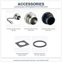 Konektor Sirkular Tahan Air M16 Soket 12 Kutub IP68 Terminal Solder 3A 160V Flens Chassis Panel Mount Cordset 0308 12 Female