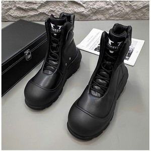 Stivaletti da <span class=keywords><strong>Uomo</strong></span> con Suola Spessa Antiscivolo e Resistente all'Usura, Scarpe Bianche, Nuovo Stile Trendy per Esterni - Product Image 5