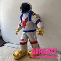 Costume de combinaison spatiale conçu pour la publicité, pour les expositions aérospatiales, costume de combinaison spatiale gonflable grande taille, costume de mascotte de combinaison spatiale