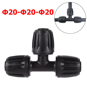 Accouplement verrouillé DN20 DN16 tuyau tuyau té coude réducteur connecteur jardin Irrigation tuyau d'eau raccord - Product Image 3
