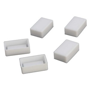 Tubes à essai rectangulaires Sibata 10 ml avec bouchons en plastique pour usage en laboratoire - Product Image 2