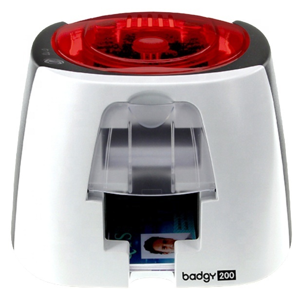 Cheapest Hot Selling Evolis Badgy200 Single Sid Color Sublimation Plastic PVC ID Card Printer