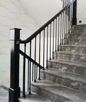 Poteau de balcon en fer forgé de style moderne et simple, luxueux, durable et écologique, installation par boulons, garantie 5 ans pour villas
