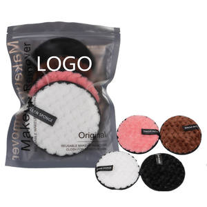 Coussinets démaquillants en <span class=keywords><strong>microfibre</strong></span> réutilisables, 10 pièces, étiquette privée, emballage personnalisé, facile à enlever, lavable - Product Image 6