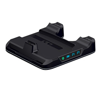 Support de Console de Jeu Universel Refroidissant KJH pour PS5/PS5 Pro/Slim DE/UHD, Station de Recharge pour Manette PS5 et PS Portal Avec LED