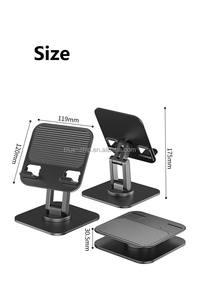 Universal nueva Base portátil 360 Metal teléfono móvil <span class=keywords><strong>plegable</strong></span> ajustable escritorio aluminio Guangdong soporte para teléfono móvil - Product Image 6