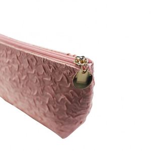 Bolsa de Cosméticos Pequeña de Fábrica BSCI, Elegante y Espaciosa, Bolsa de Maquillaje con Cierre, Estuche para Lápiz Labial, Bolsa de Aseo Rosa Impermeable para Viaje - Product Image 5