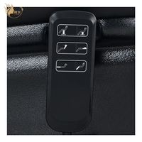 Lit ergonomique électrique noir de massage de beauté de 3 moteurs pour le tatouage et le salon facial