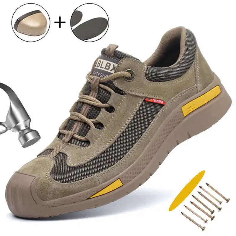 UT 2023S3パンク防止工業用作業靴スチールつま先作業員安全安全靴男性Zapatos De Seguridad