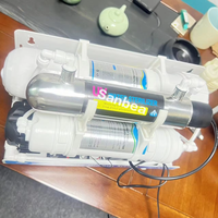 CE Système de Réservoir d'Eau UV Portable à 6 Étapes à Débit Élevé, Machine Électrique de Filtration RO Sous Évier