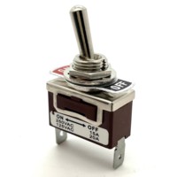 Mini interrupteur à bascule SPST 250V 15A, 3 broches, micro-interrupteurs métalliques pour courant 2 broches, protection IP40, 10000 cycles mécaniques