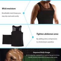 Débardeur de compression en forme de ventre pour hommes Chemises de compression pour hommes