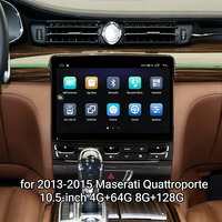 Autoradio personnalisé 10,5'' Android Carplay pour Maserait Quattroporte 2013-2015 Navigation GPS Radio de voiture Multimédia Vidéo