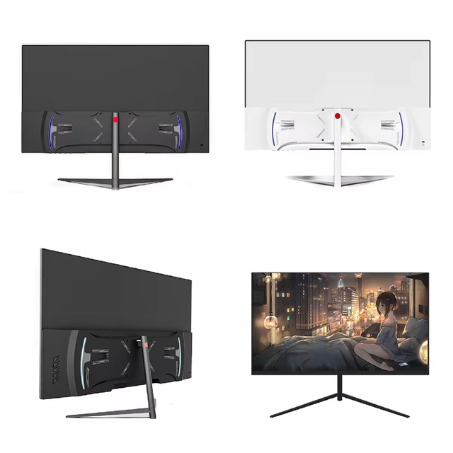Factory Supply 23.8 Inch 1080p 16:9 Frameless VA Panel 165Hz 5ms Response Time Gaming Monitor CE FCC Certified Light Effect