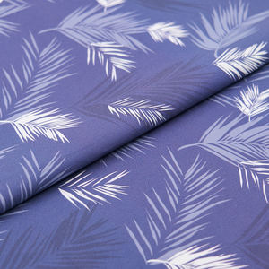 Top moda 100% algodón satén <span class=keywords><strong>Palma</strong></span> hoja impresión <span class=keywords><strong>Digital</strong></span> popelina tela para vestidos bolsos Hawaii camisas y pantalones cortos para niñas - Product Image 2