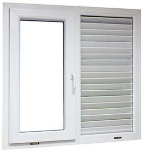 Châu Âu uPVC trượt cửa sổ trắng tùy chỉnh thực hiện cho căn hộ khách sạn biệt thự Xây Dựng Thương mại thiết kế hiện đại - Product Image 1