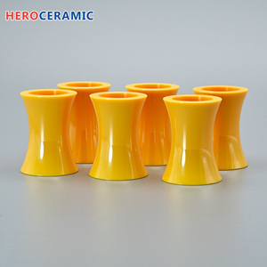 Rouleau de formage en céramique de zircone jaune Mg-PSZ personnalisé, roue incurvée à haute résistance pour l'équipement de fabrication de canettes - Product Image 5
