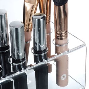 10 Khe Cắm Acrylic Treo Tường Khô Tẩy Đánh Dấu Bút Giá Trong Suốt Bút Chì Lưu Trữ Cup Bảng Trắng Nguồn Cung Cấp Hiển Thị Đứng - Product Image 4