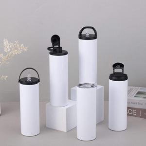 Htpmart 20oz Sublimation Tumbler Triple-Insulated Stainless Steel Sports Bottle with <b>Straw</b> <b>Lid</b> Blank <b>Cup</b> - Product Image 3