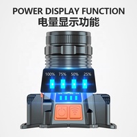 Lampu Kepala LED Wason Ultra Terang USB Rechargeable untuk Hiking, Camping, Outdoor, Senter Kepala dengan Tali Kepala yang Dapat Disesuaikan