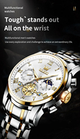 Montres de marque OEM ODM en acier inoxydable Montre de luxe pour hommes Usine horlogère de Shenzhen