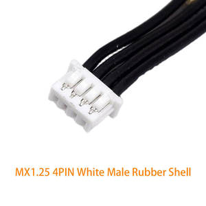 Custom MX 1.25mm Terminal Connectors LVDS <b>Cable</b> Black PVC Wire Harness Aluminum Conductor 100mm Length 240V - Product Image 3
