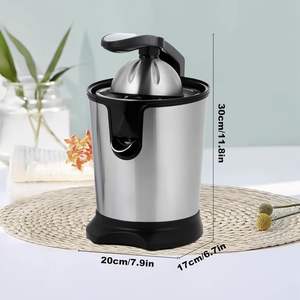 Extracteur de jus électrique manuel 300W en acier inoxydable pour citrons et agrumes, idéal pour la cuisine - Product Image 4