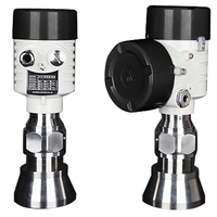Jauge de niveau radar 80 GHz compatible plastique et métal, personnalisée pour le niveau solide en acier