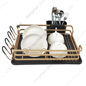 Draining Dish <b>Rack</b> With Tray Quick Dry Square Kitchen Sink Countertop Storage For Dishes <b>Plates</b> Chopsticks - Product Image 5