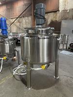 Nouveau réservoir multifonctionnel 2026 en acier inoxydable 304 de 300 L avec isolation thermique pour chauffage, mélange et émulsification