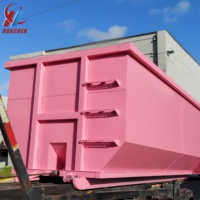 Personnalisation du commerce de gros 15-40 verges cubes conteneur à déchets empilable benne à roulettes avec haute performance